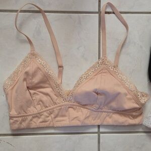 Jenni Lace 3 Trim Bralettes in Tan, Black, White